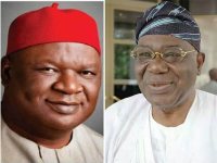 Senator Pius Anyim And Late Ernest Shonekan