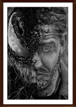We are Venom drawing by Chinua Albert Okafor based on the Venom 2018 movie poster