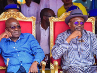 Governor of Abia State, Dr Alex Otti (left) and Governor of Rivers State, Sir Siminalayi Fubara (right).